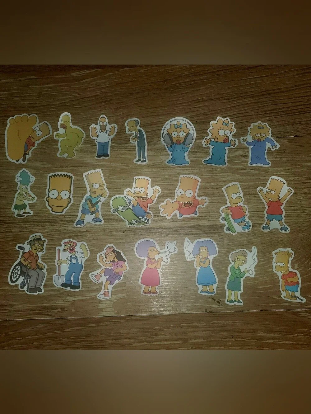21 The Simpsons Character Sticker Pack